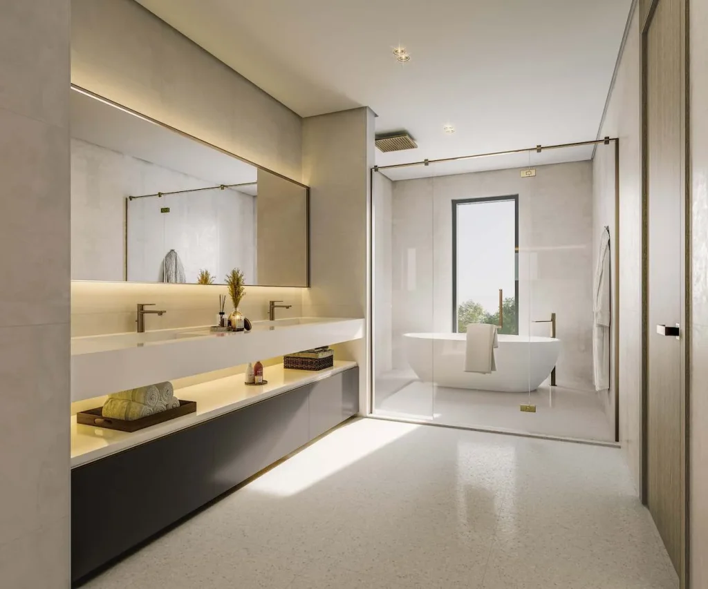 Sobha Sanctuary master bathroom